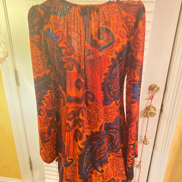 PINK POLKADOT MIDI with Bell Sleeves - Picture 4 of 10